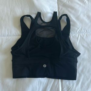 lululemon athletica Black Racerback Sports Bra